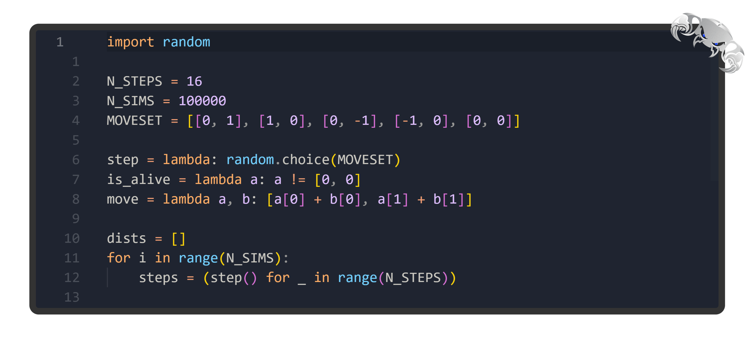 Code snippet